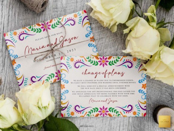 Download Mexican Theme Save the Date Card - Date Collection