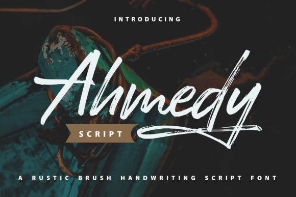 Download Ahmedy | Rustic Brush Handwriting Script - Cript Collection