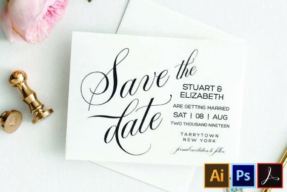 Download Save the Date Template Printable Wedding - Date Collection