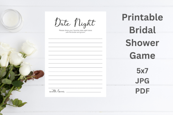 Download Printable Minimalism Date Night Game - Date Collection