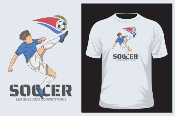 Download Soccer. Vector Graphic, Typographic - Graphic Collection