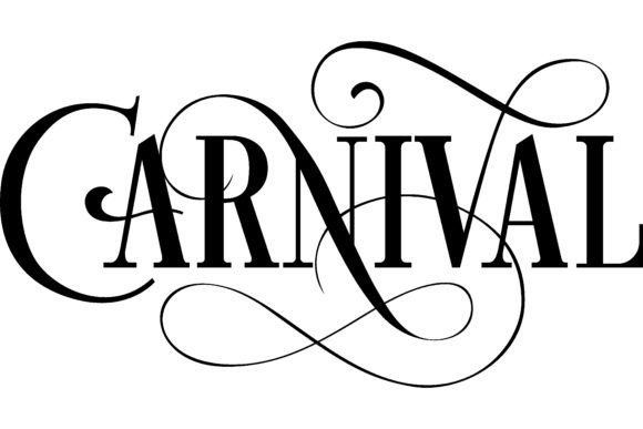 Download Carnival Lettering. Calligraphic Inscrip - Letter Collection