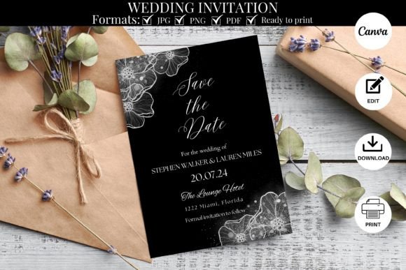Download Save the Date Wedding Invitation - Date Collection